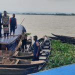 কাপ্তাই হ্রদে অবৈধ মাছ শিকারের বিরুদ্ধে অভিযান, ১০ নৌকা ও ৬ হাজার বর্গফুট কারেন্ট জাল জব্দ