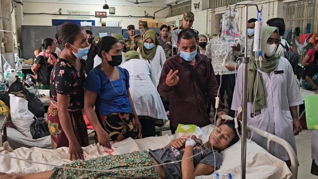 বান্দরবানের দুর্গম পাহাড়ে উদ্বেগজনক হারে ছড়াচ্ছে হাম, ২৪ ঘণ্টায় হাসপাতালে ভর্তি অর্ধশতাধিক