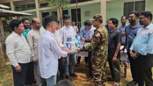 মানিকছড়িতে শিক্ষা প্রতিষ্ঠানের উন্নয়ন ও শিক্ষা সহায়তা প্রদান করল সেনাবাহিনীর লক্ষীছড়ি জোন