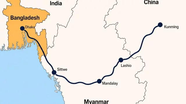 চীনের করিডরে বড় বাধা অশান্ত মিয়ানমার