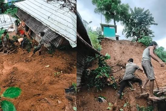 একদিনেই রোহিঙ্গা ক্যাম্পে ১৯৩ ভূমিধস: মৃত্যু ৮ জনের, নিরাপদ আশ্রয়ে ৪৮৯ পরিবার