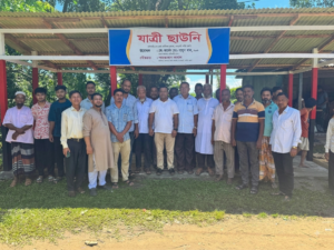 মাটিরাঙ্গায় ব্যক্তিগত উদ্যোগে যাত্রীছাউনি, কমবে বাইল্যাছড়ির মানুষের দুর্ভোগ