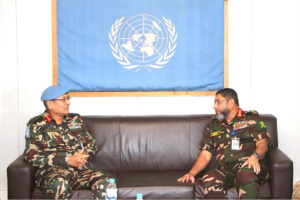 দক্ষিণ সুদান ও আবেই শান্তিরক্ষা মিশন পরিদর্শন শেষে দেশে ফিরেছেন সেনাপ্রধান