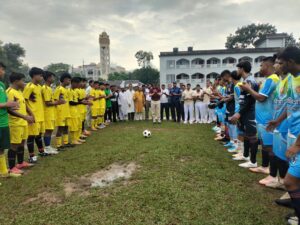 মাটিরাঙ্গায় সেনাবাহিনীর উদ্যোগে শুরু ‘সম্প্রীতি কাপ’ ফুটবল, প্রথম ম্যাচ শেষ হল সমতায়