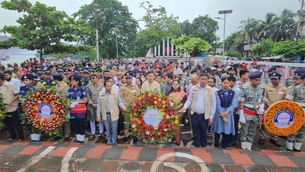 রাঙামাটিতে যথাযোগ্য মর্যাদায় পালিত হলো জুলাই গণঅভ্যুত্থান দিবস