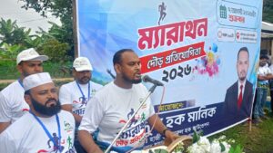 মাদকবিরোধী সচেতনতা গড়ে তুলতে রামগড়ে ব্যতিক্রমী ‘ম্যারাথন দৌড়-২০২৬’