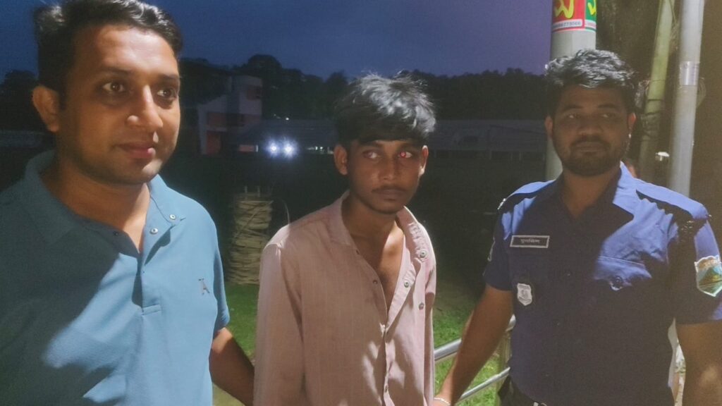 বাঘাইছড়িতে ৫০ গ্রাম গাঁজাসহ তরুণ গ্রেপ্তার