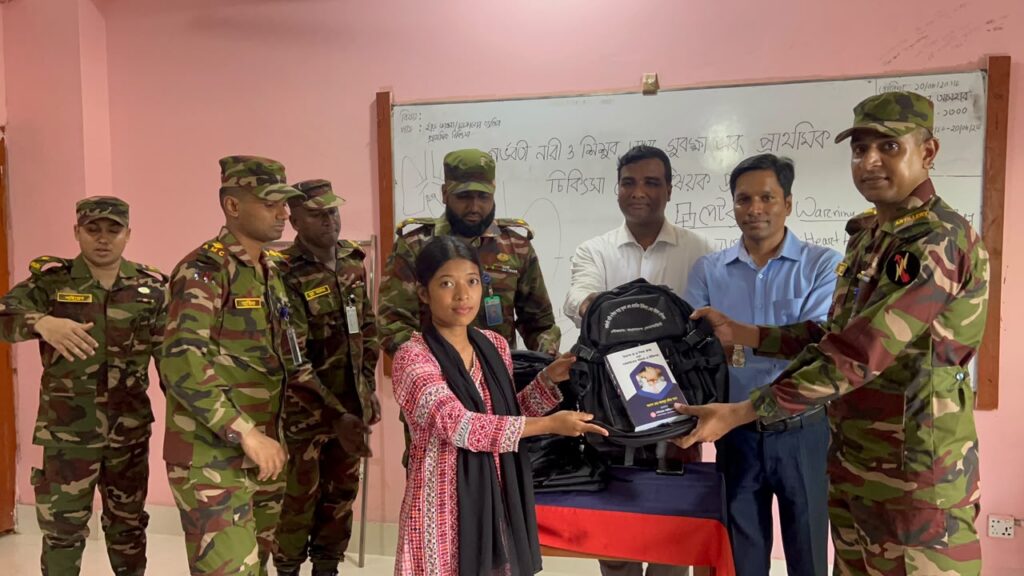 গুইমারায় জরুরি চিকিৎসা সেবার দক্ষতা অর্জনে ১৫ তরুণীকে ১০ দিনের প্রশিক্ষণ দিচ্ছে সেনাবাহিনী