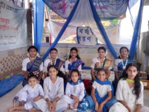 বৃষ্টির সুরে চন্দ্রঘোনায় বর্ষা বরণ, নৃত্য-গান-আবৃত্তিতে মুখর সাংস্কৃতিক অঙ্গন