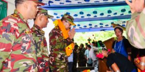 শান্তিপূর্ণ পরিবেশ বজায় থাকলেই দুর্গম জনগোষ্ঠীর কাছে উন্নয়নের সুফল পৌঁছানো সম্ভব- ব্রি. জেনারেল আরিফুল ইসলাম