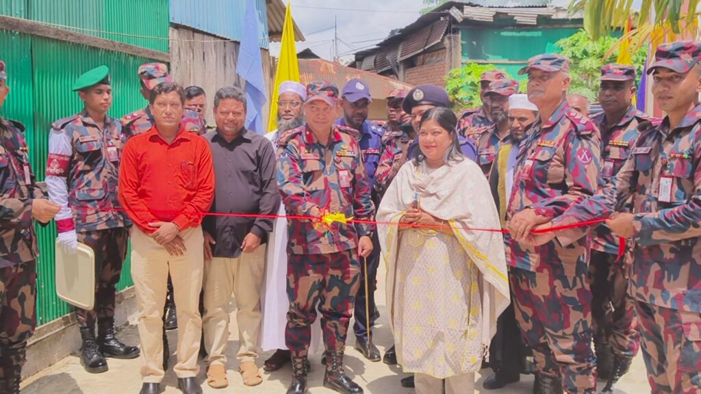 বাঘাইছড়িতে বিজিবির উদ্যোগে রিভারঘাট সড়ক উদ্বোধন