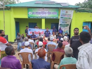 মাদকমুক্ত লংগদু গড়তে বৈরাগী বাজারে পুলিশের সচেতনতামূলক র্যালি