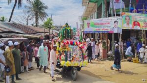 বাঘাইছড়িতে ঈদে মিলাদুন্নবী (সা.) উপলক্ষে বর্ণাঢ্য জশনে জুলুস