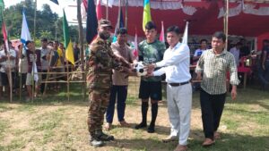 জুরাছড়ির মৈদং ইউনিয়নে ফুটবল টুর্নামেন্টের উদ্বোধন