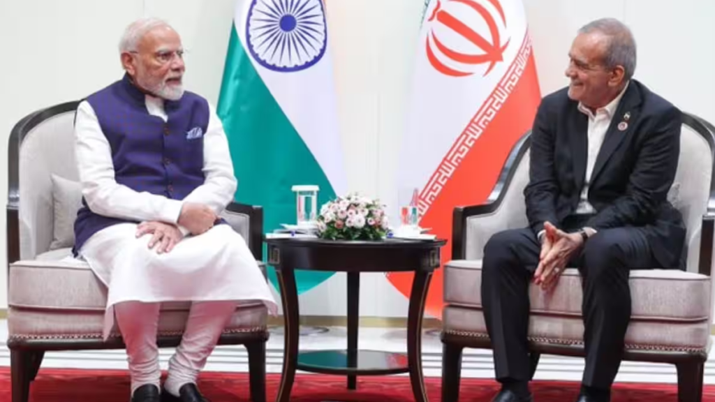ইরানের প্রেসিডেন্ট পেজেশকিয়ানের সঙ্গে বৈঠক নরেন্দ্র মোদির