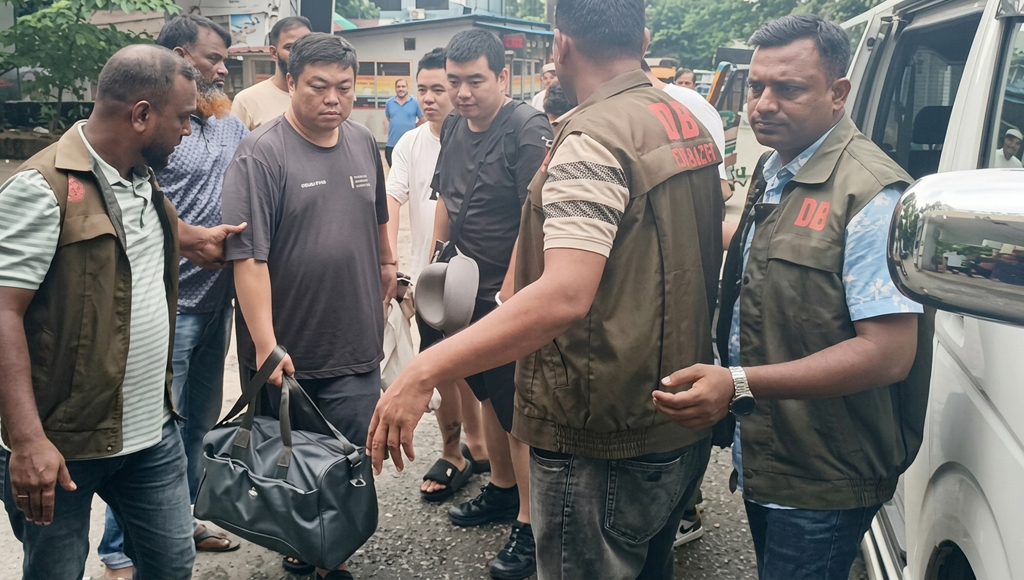 কক্সবাজারে সাইবার অপরাধের মামলায় ৬ বিদেশি নাগরিক তিন দিনের রিমান্ডে