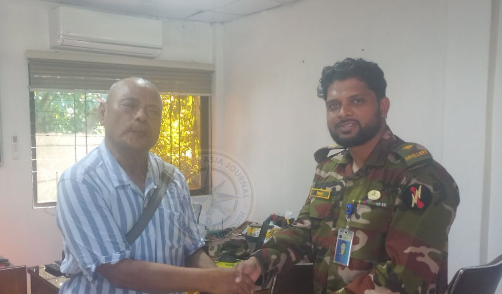 কমল বিকাশ চাকমার অসহায়ত্বের খবর পৌঁছাল সেনাবাহিনীর কানে, মানবিকতার হাত বাড়াল গুইমারা রিজিয়ন