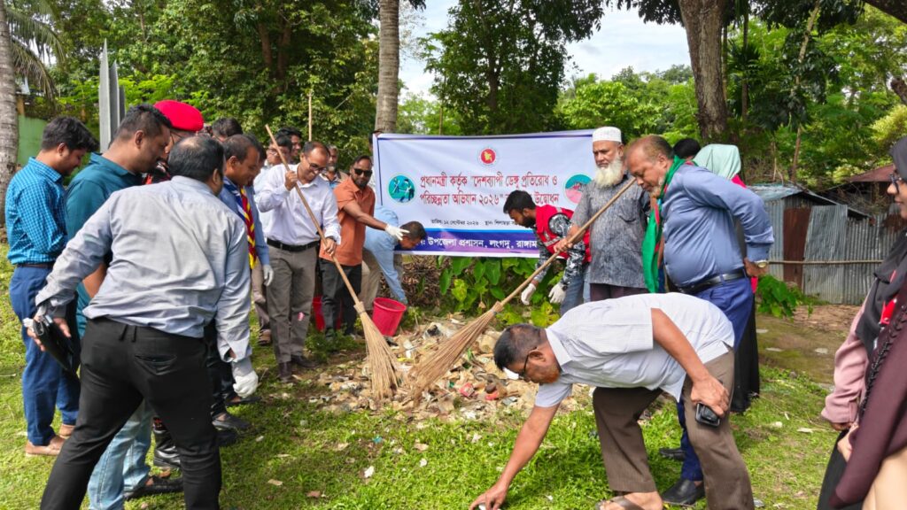 লংগদুতে ডেঙ্গু প্রতিরোধ ও পরিচ্ছন্নতা অভিযান উদ্বোধন