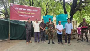 দুর্গম পোয়ামুহুরীতে দীর্ঘদিনের সুপেয় পানির সংকট দূর করল সেনাবাহিনী