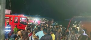 বলিপাড়া বাজারকে বড় অগ্নিকাণ্ড থেকে রক্ষা করল বিজিবির দ্রুত তৎপরতা, পুড়েছে ১৩ দোকান