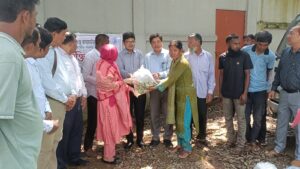 নানিয়ারচরে ১৭২ কেজি বিভিন্ন প্রজাতির মাছের পোনা অবমুক্ত