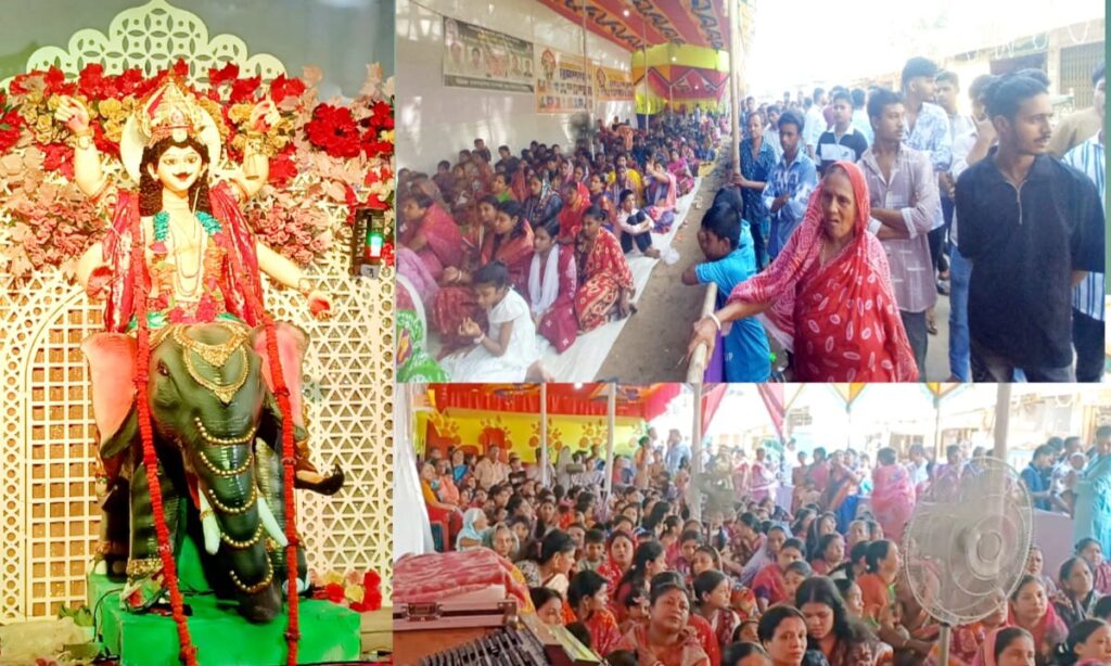 রাজস্থলীর বাঙ্গালহালিয়ায় ধর্মীয় ভাবগাম্ভীর্যে বিশ্বকর্মা পূজা উদযাপন
