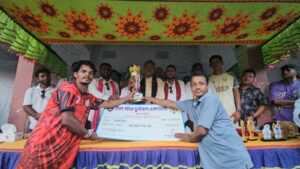 বান্দরবানে গোল্ডকাপ ফুটবল টুর্নামেন্টের শিরোপা ধর্মপুরের
