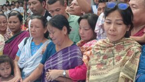 নানিয়ারচরে শান্তিরক্ষা মিশনে নিহত নৌসদস্য ট্রোম্যান খীসাকে গার্ড অব অনারের মাধ্যমে শেষ বিদায়