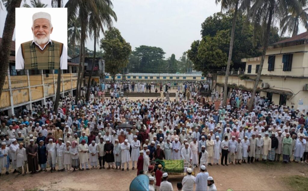 মহেশখালীর জনপ্রিয় শিক্ষক জাহাঙ্গীর আলমের জানাজা ও দাফন সম্পন্ন