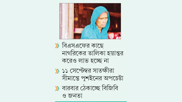 আধার কার্ডধারী ভারতীয়দেরও বাংলাদেশে পুশইন করছে বিএসএফ