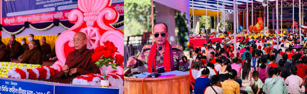 দীঘিনালা বন বিহারে দুই দিনব্যাপী কঠিন চীবর দান উৎসব শুরু, সম্প্রীতির বার্তা সেনাবাহিনীর