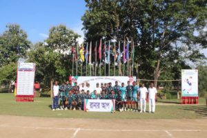 আন্তঃব্যাটালিয়ন ভলিবলে চ্যাম্পিয়ন খাগড়াছড়ি ব্যাটালিয়ন