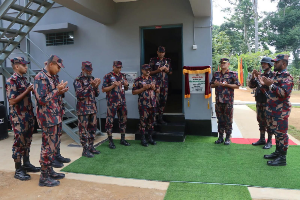 বাংলাদেশ-মিয়ানমার সীমান্তে নজরদারি জোরদারে বিজিবির ‘ছোট আগলা টিওবি’ উদ্বোধন
