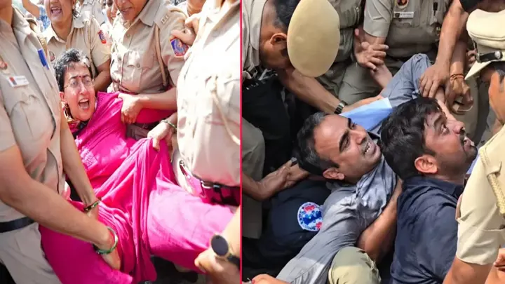 ফের বিক্ষোভে উত্তাল দিল্লি, সাবেক মুখ্যমন্ত্রীসহ আটক ৭ শতাধিক