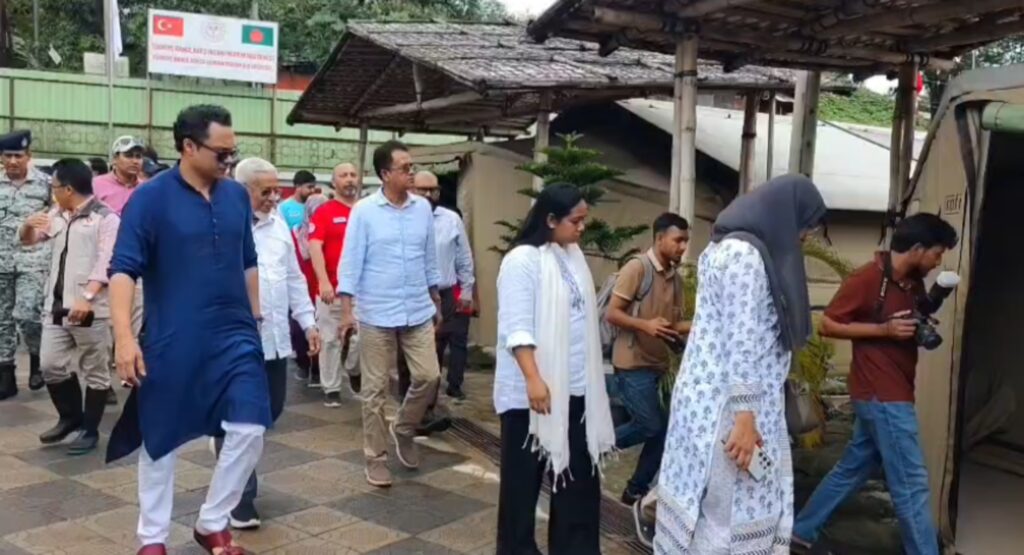 কক্সবাজারে রোহিঙ্গা ক্যাম্প পরিদর্শনে সংসদীয় স্থায়ী কমিটির প্রতিনিধিদল