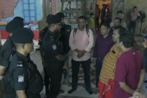 রাঙামাটিতে দুর্গাপূজার নিরাপত্তা পরিস্থিতি পরিদর্শন করল এসআরবি ৭