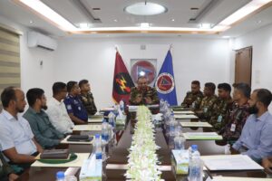 শারদীয় দুর্গাপূজা ঘিরে রাঙামাটিতে নিরাপত্তা জোরদারের উদ্যোগ, সমন্বয় সভা করেছে সেনাবাহিনী