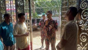 খাগড়াছড়িতে বিভিন্ন পূজামণ্ডপ পরিদর্শন করলেন বিজিবির গুইমারা সেক্টর কমান্ডার