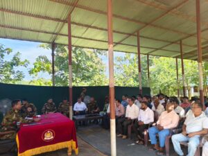 মহালছড়িতে নিরাপত্তা ও সম্প্রীতি বজায় রাখতে সেনাবাহিনীর মতবিনিময় সভা