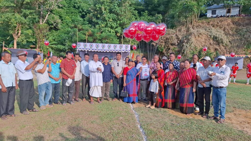 পানছড়িতে এম এন লারমার স্মরণে ফুটবল টুর্নামেন্টের উদ্বোধন, খেলছে ৮ দল